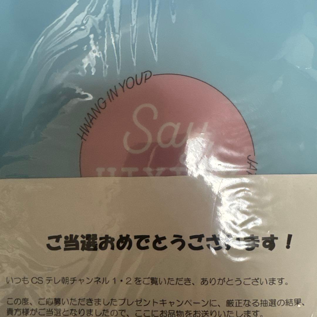 ファンイニョプ直筆サイン入りクリアファイル(当選保証付き)(未開封）