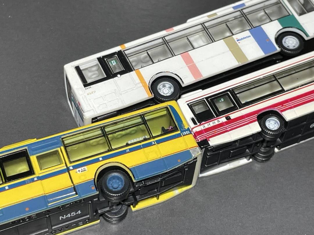 バスコレクション ジャンク品等まとめ 全国編 9台セット