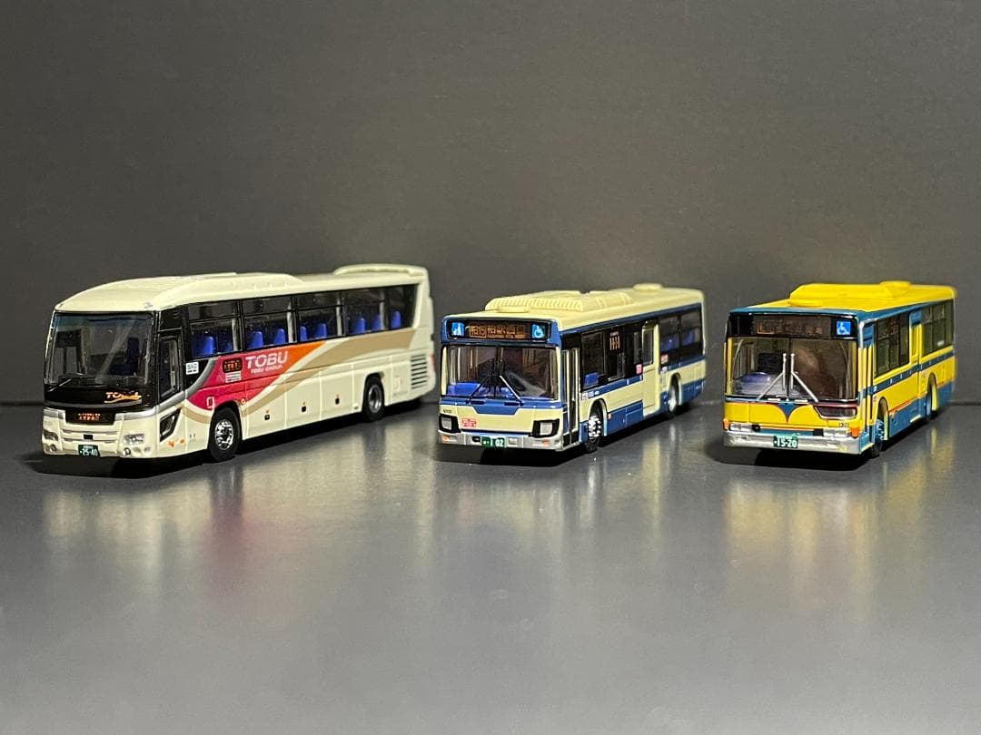 バスコレクション ジャンク品等まとめ 全国編 9台セット