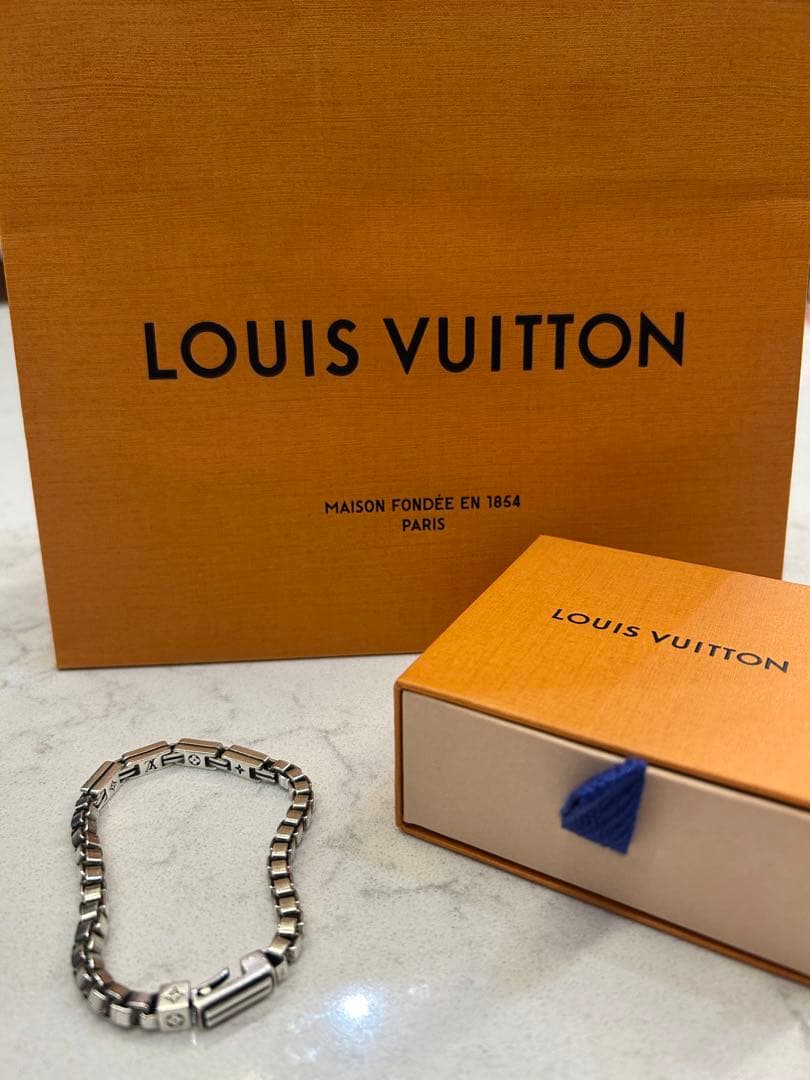 LOUIS VUITTON ブレスレット LVテーラー M1149M Mサイズ