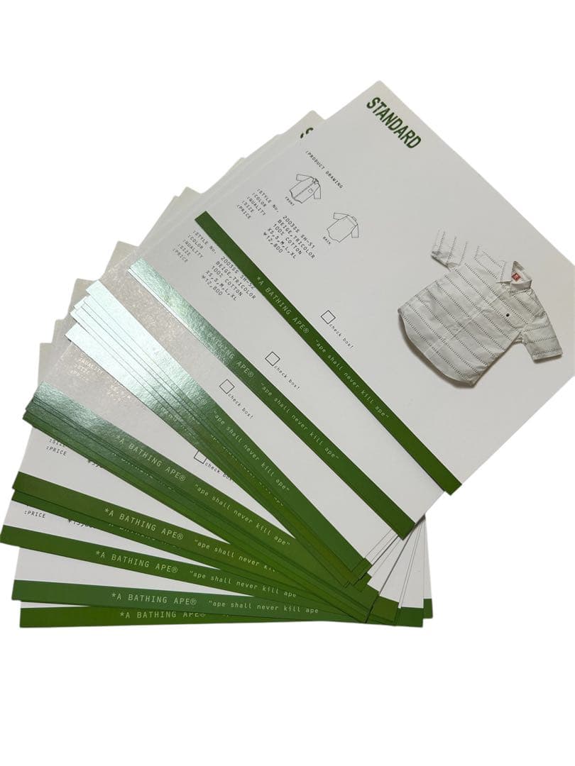 A BATHING APE デザインスケッチ集