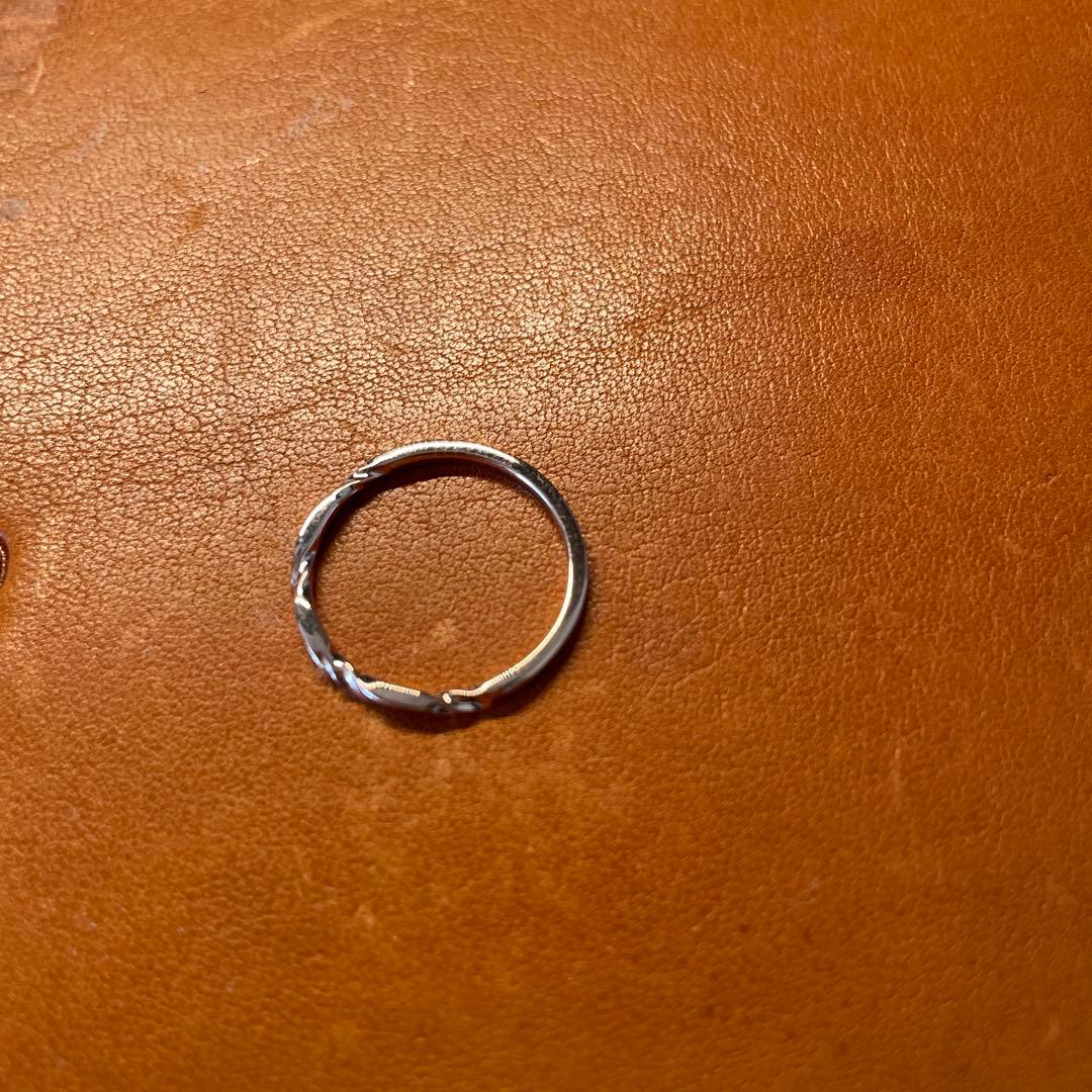 ete リング 10号 サイズ直し済み シンプル ツイストデザイン