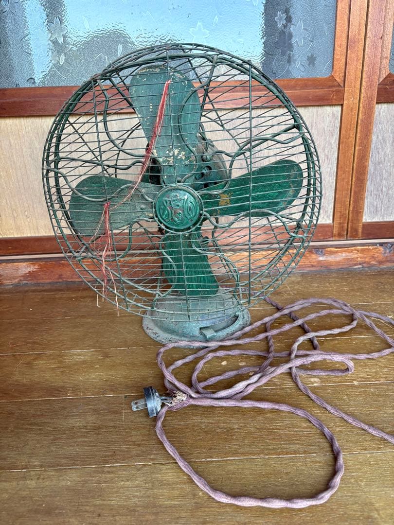 昭和レトロ 扇風機　芝浦製作所