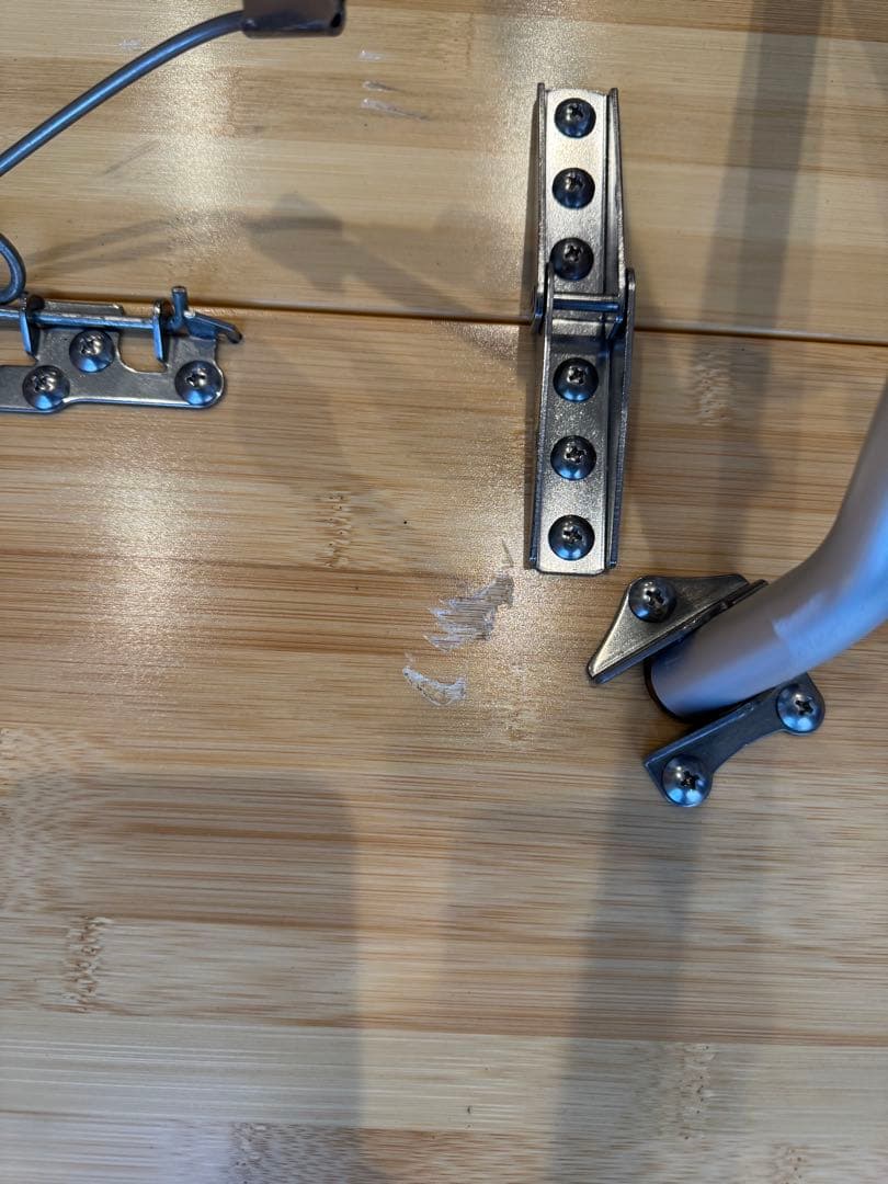 【ジャンク品】スノーピーク ワンアクションローテーブル竹LV-100T