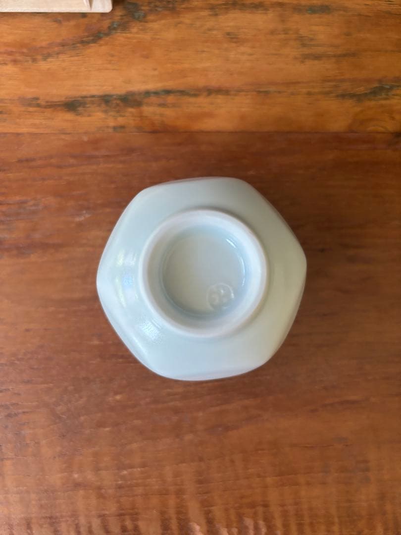 人間国宝　前田昭博　白磁湯呑