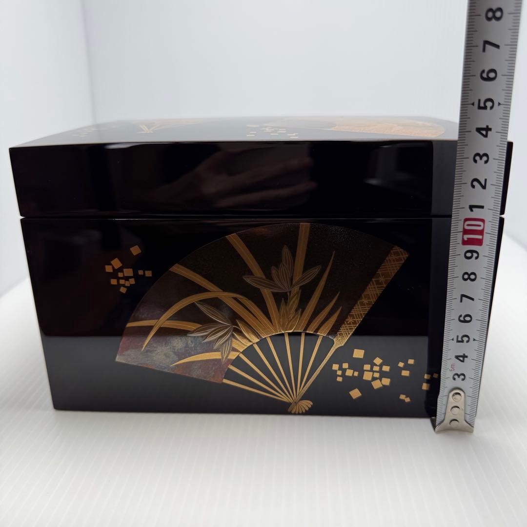 新品 輪島塗 蒔絵 茶箱 棗 香合 筒共箱 セット 漆器 漆 輪島漆器 和柄