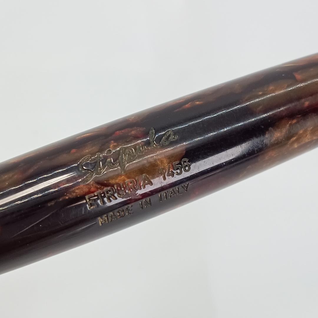 希少 スティピュラ 18K エトルリア 1456 イタリア製 ニブB