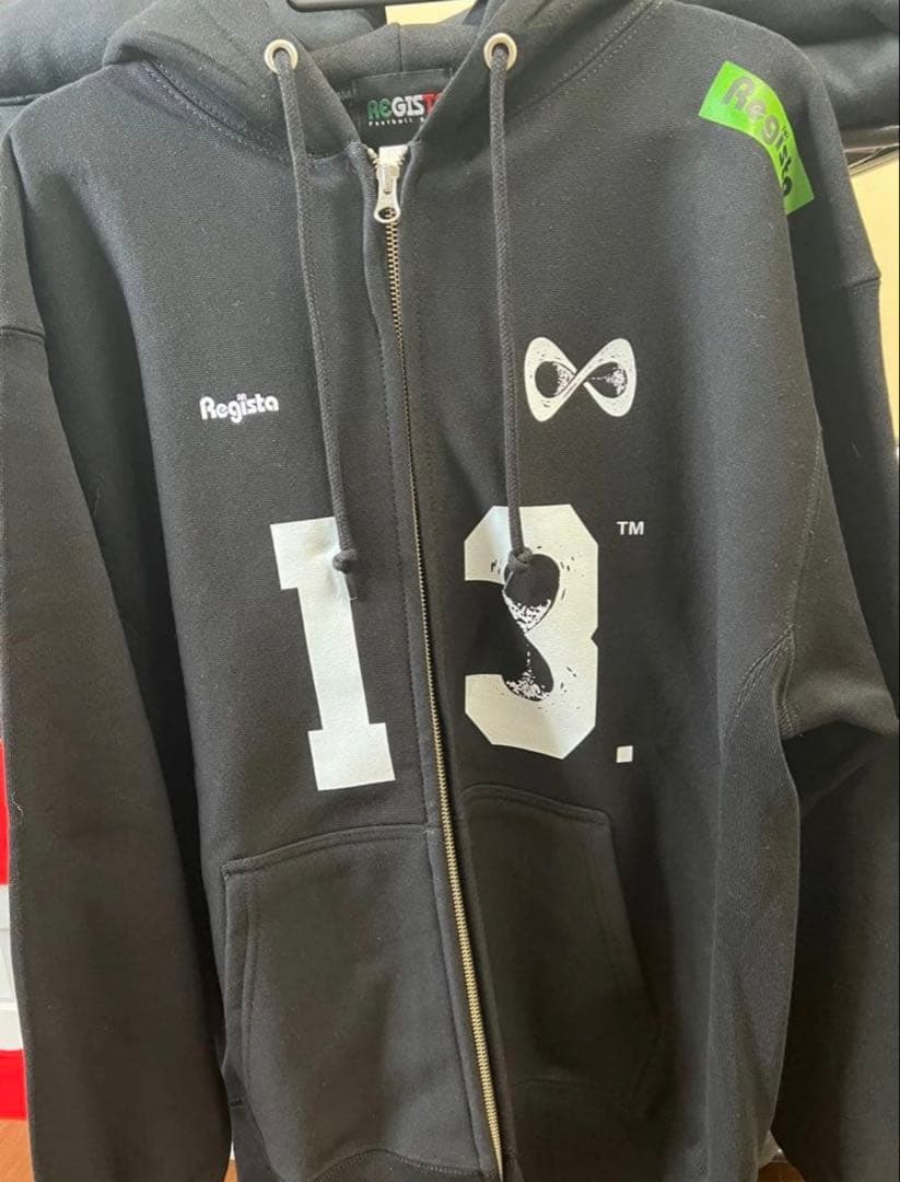 13 8egreeday rezistaダブルジップパーカー フーディー