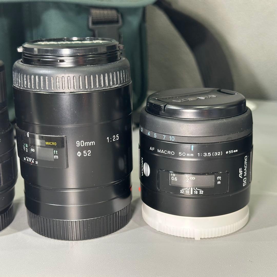 【現状品】MINOLTA / OLYMPUS フィルムカメラ レンズ4本セット