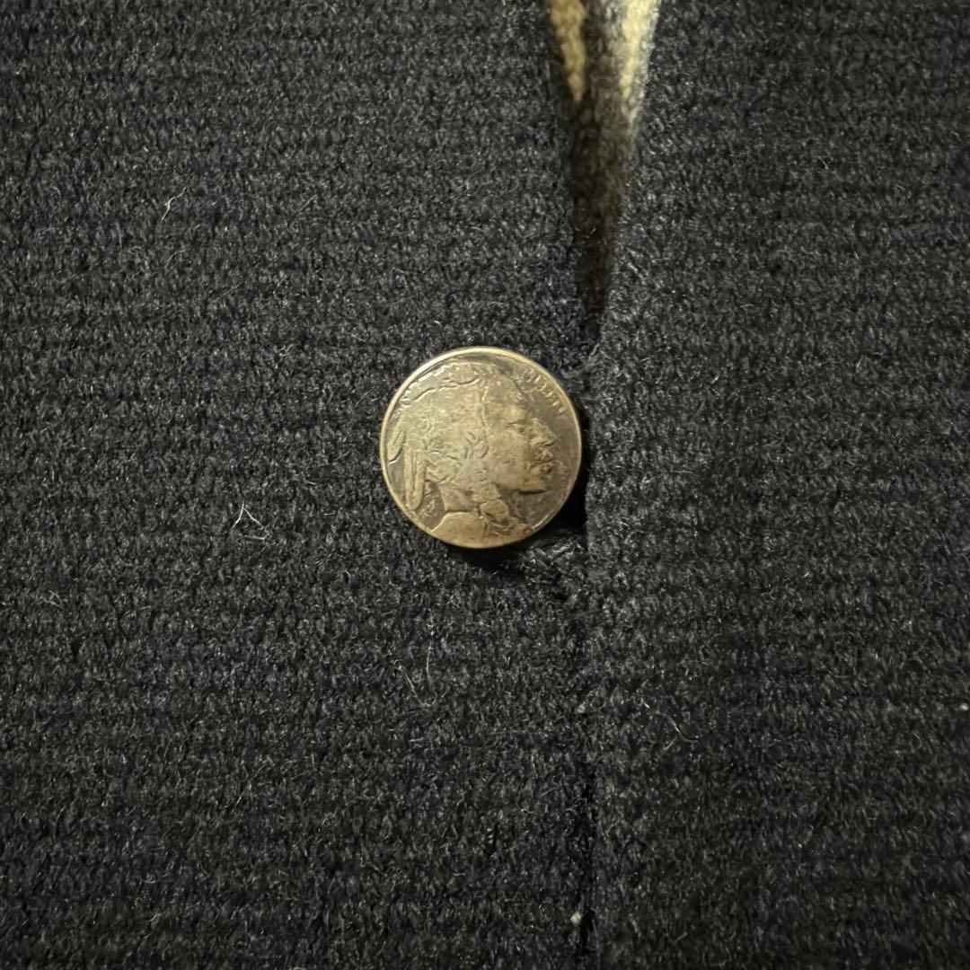 【美品】CENTINELA センチネラ チマヨベスト ブラック ロング 4ボタン