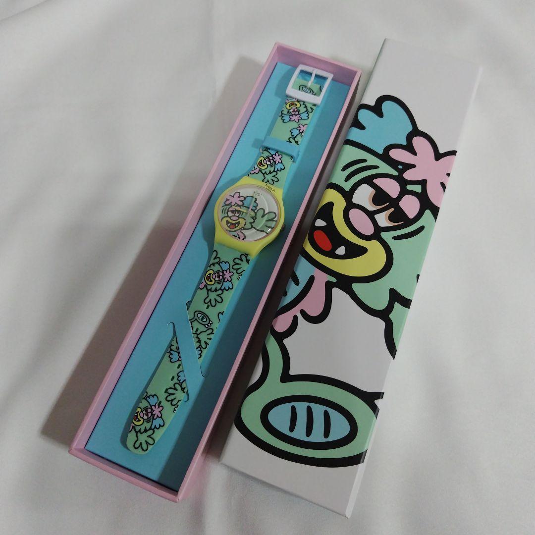 【新品未使用】Swatch x VERDY コラボ腕時計