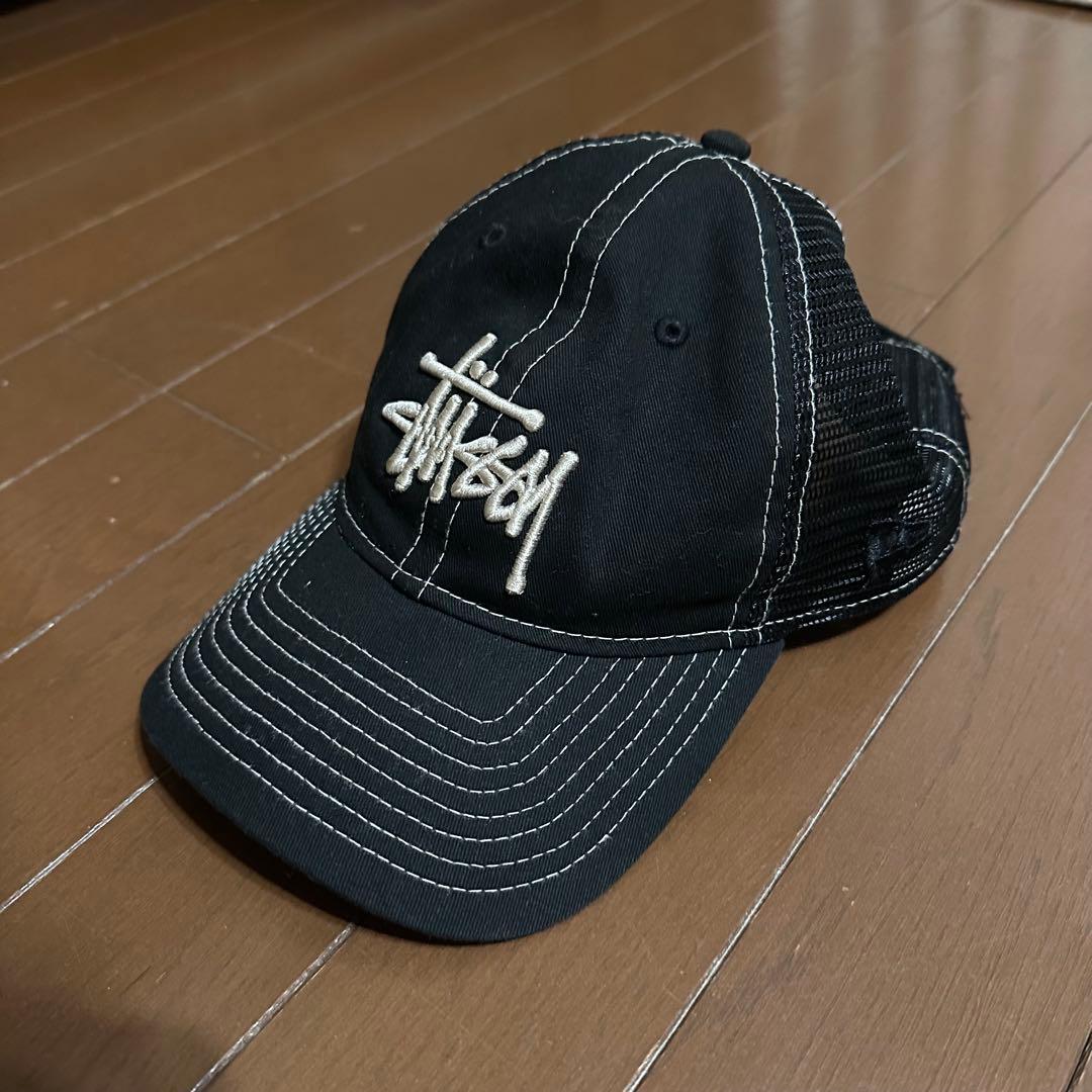 stussy new era cap ブラック
