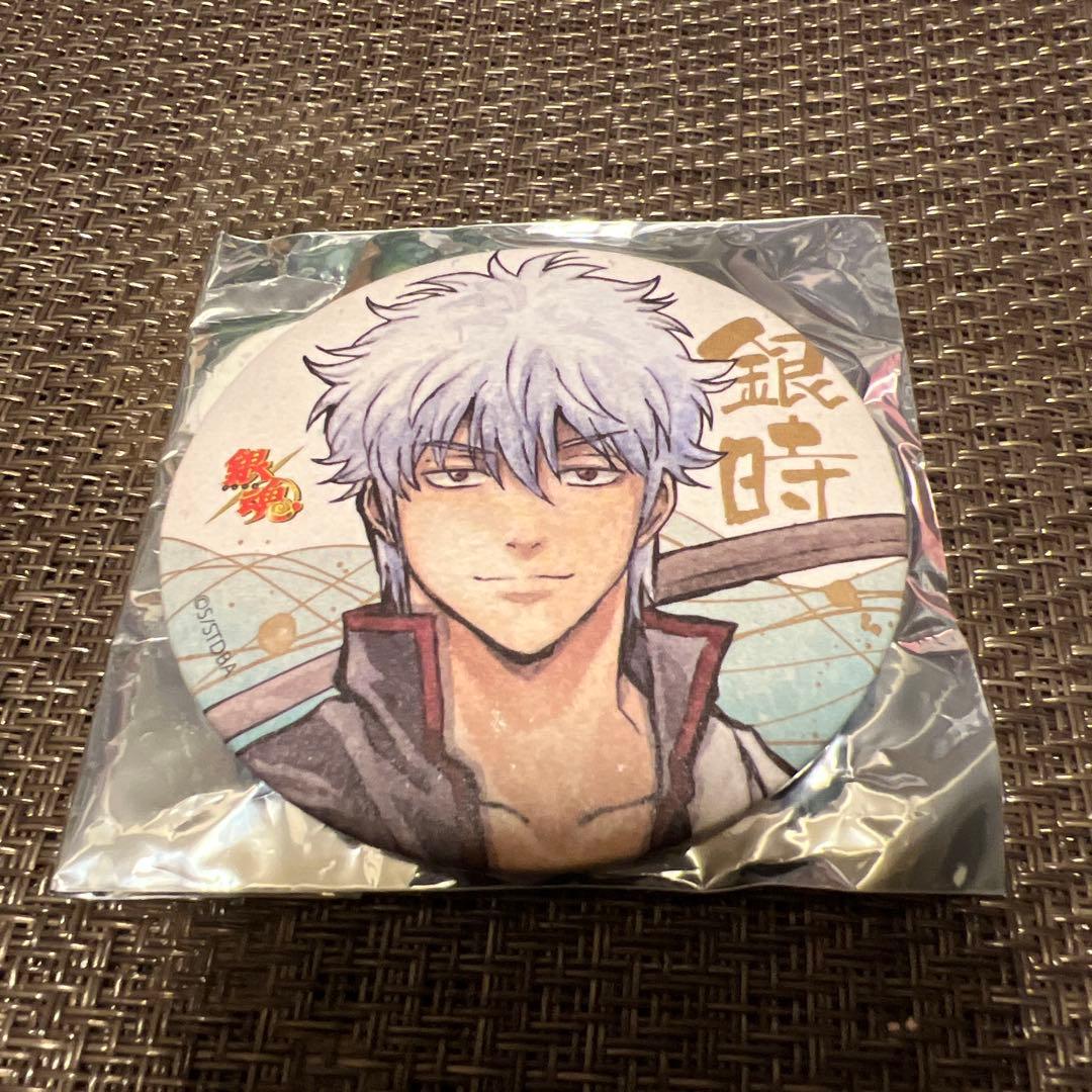 銀魂 花鳥風月 和紙缶バッジ 坂田銀時