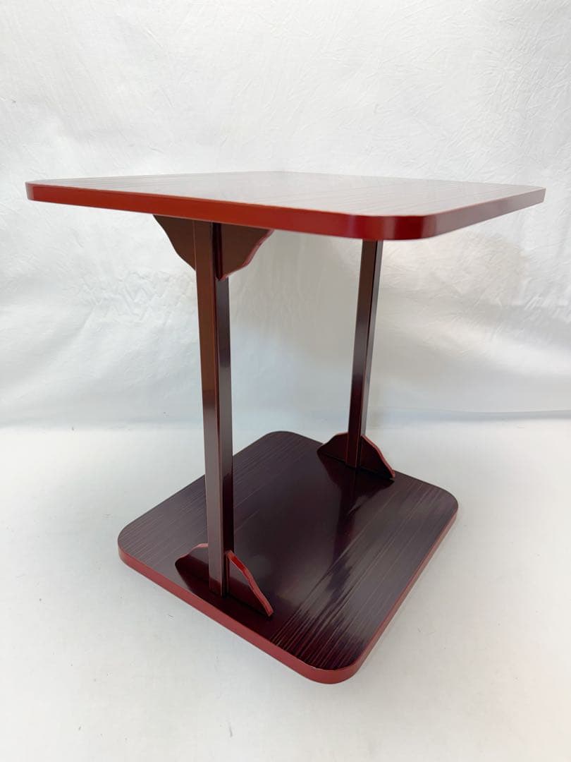 未使用 茶道具 佐々木宗章作 即中斎好 溜塗 小四方棚 組み立式 共箱