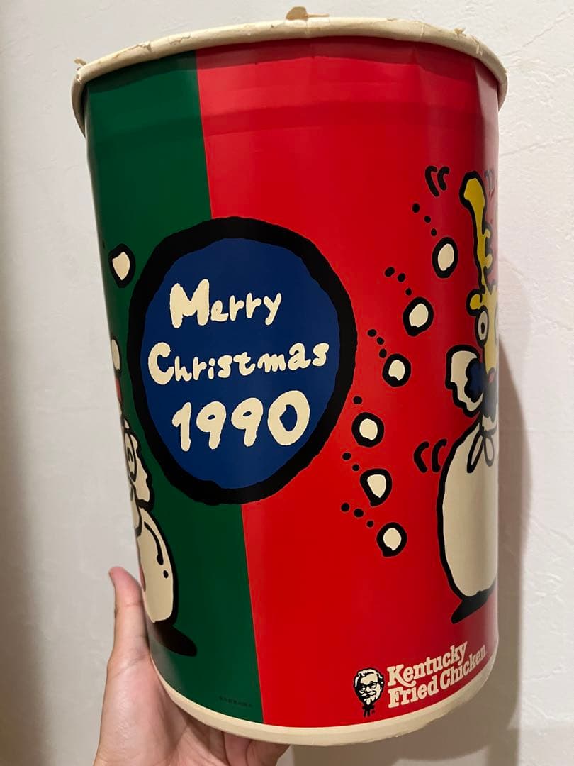 【激レア】KFC クリスマスバケツ 1990年