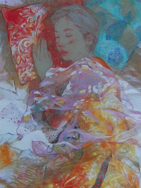 宮北千織、【陽と】、希少な額装用画集より、新品額装付、状態良好