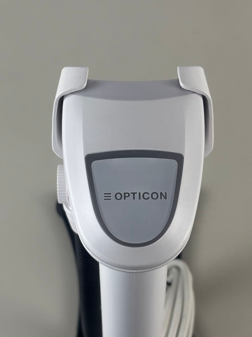 USB ホワイト バーコードリーダー スタンド付き