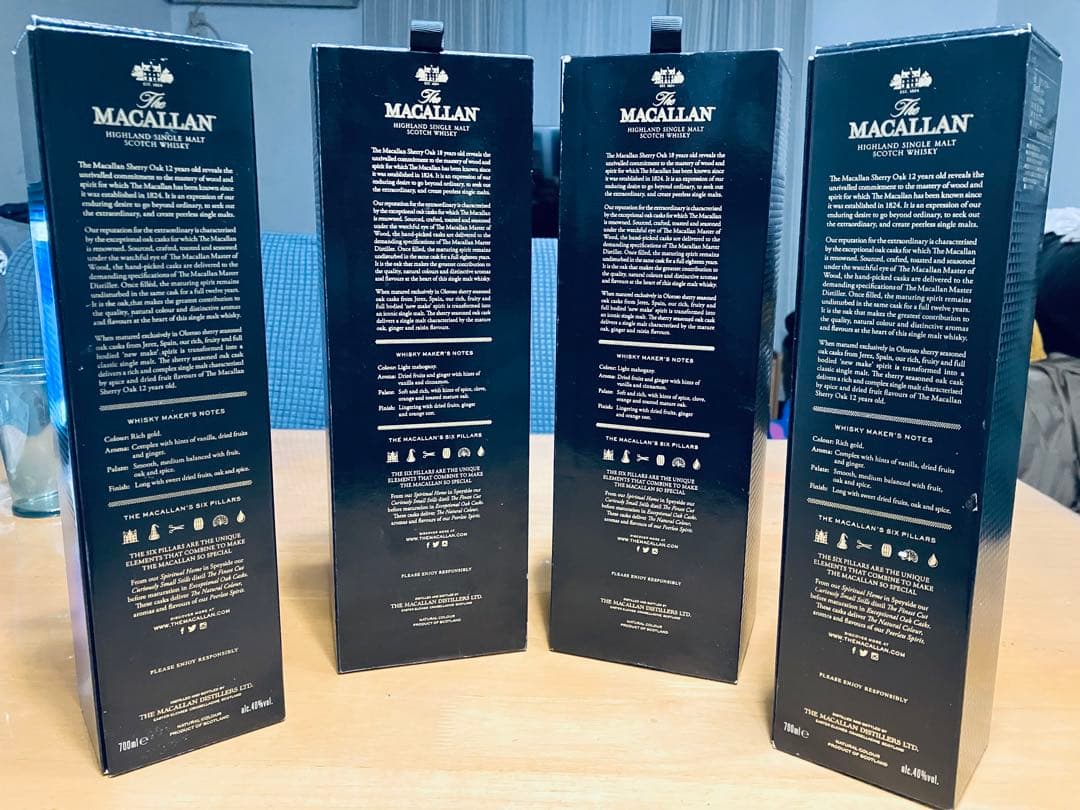 The Macallan 12年 18年 シングルモルトウイスキー