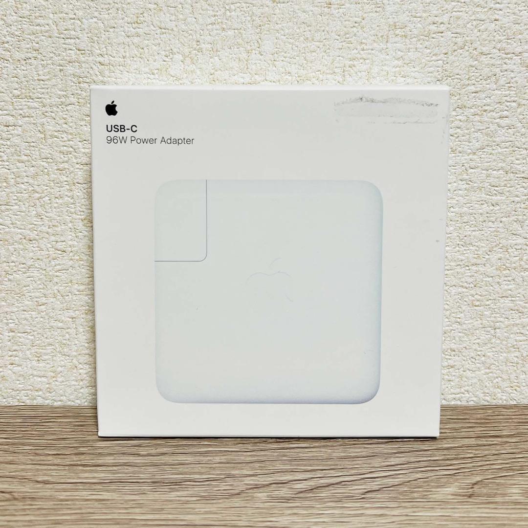 【新品未開封】純正 Apple 96w USB-C電源アダプタ MX0J2AMA