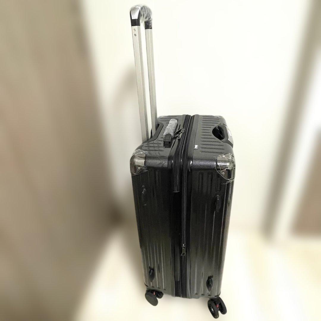 キャリーケース　24インチ　スーツケース　② ブラック　黒　四輪キャスター