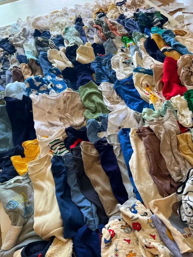 【160着以上！】子ども服まとめ売り 男の子 オールシーズン 新生児～90サイズ