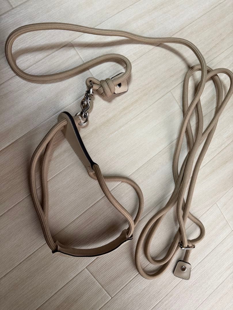 【新品未使用】HOZI エッセンシャルハーネス&ハンズフリーリード　ベージュ　S