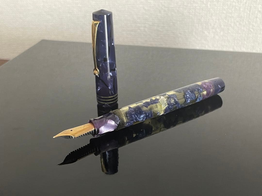 オマス ルーセンスブルー 万年筆