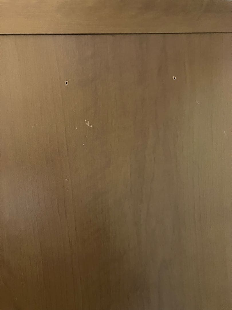 靴箱　下駄箱　シューズボックス　ブラウン　鏡付き