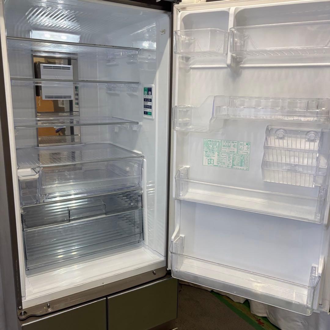 69　SHARP　冷蔵庫　400-500ℓ　両開き　中古　設置無料　安い‼️