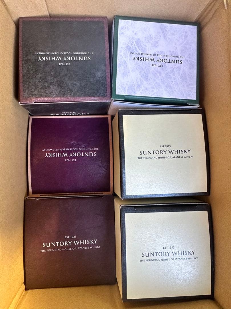 6点セット（山崎12年 1点）（響 ピンクラベル￼1点）山崎2点 響1点白州1点