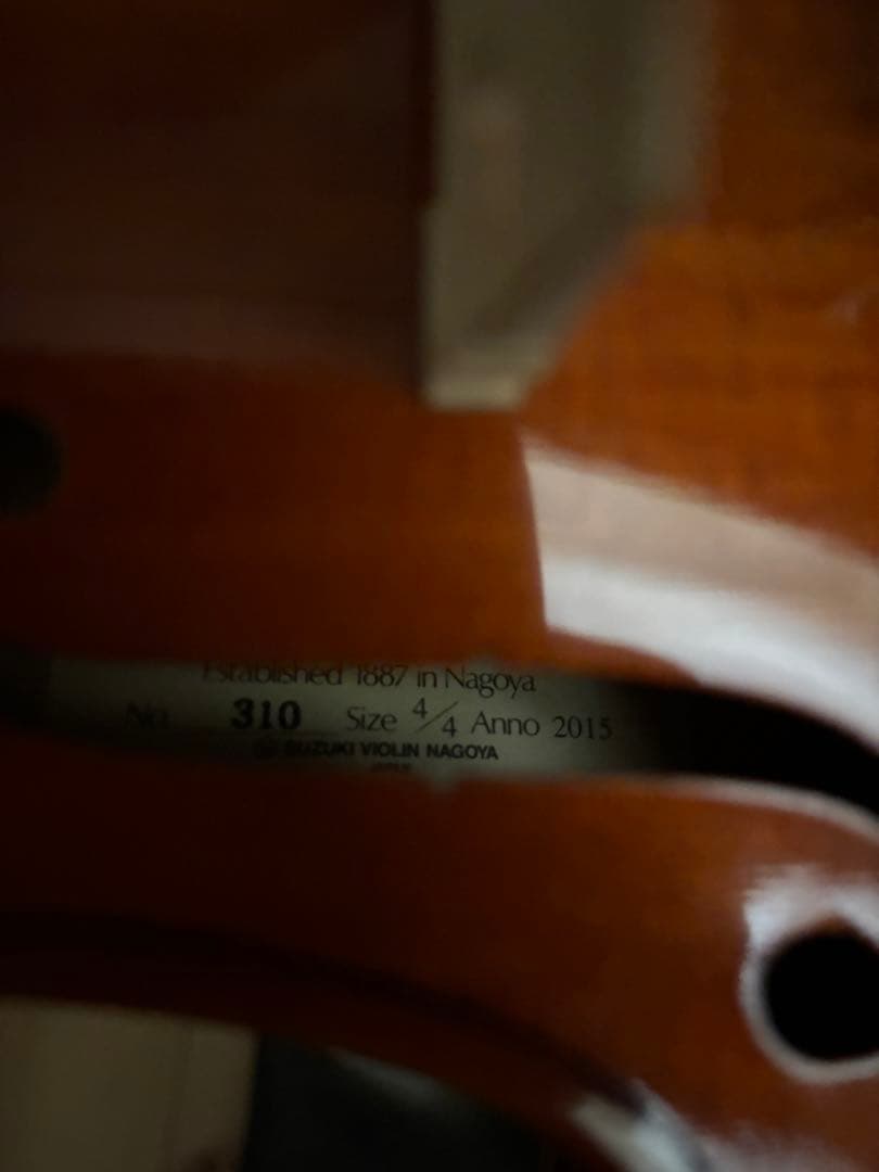 (弦張り替え済み)スズキ No.310 4/4 バイオリン本体・付属品付き