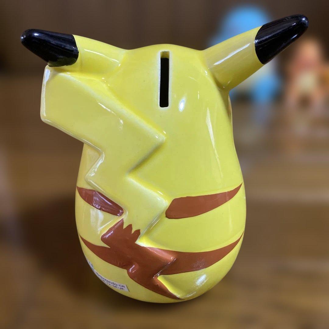 【陶器】ピカチュウ　ヒトカゲ　ゼニガメ　貯金箱　希少品　ポケモン　pokemon