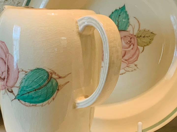 スージークーパー　パトリシアローズ　ブルーライン　ホットウォーターポット　ジャグ