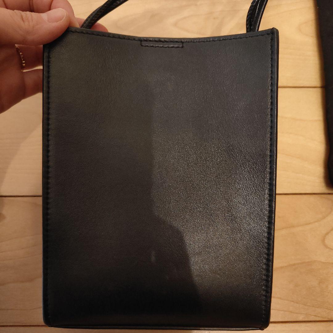 JIL SANDER 　ジルサンダー　タングル　SM ブラック　ショルダーバッグ
