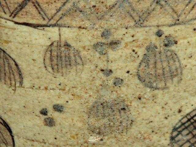 ♥時代　織部　大徳利　時代箱つき　花瓶　花器　古玩　中国　レトロ　アンティーク