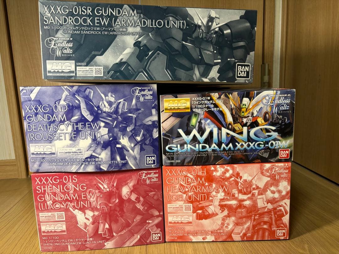 MG ウイング　デスサイズ ヘビーアームズ サンドロック シェンロン 5機セット