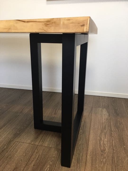 【お値下げしました♡】白栃　一枚板　ダイニングテーブル　約150センチ