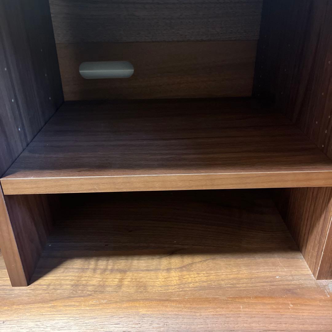 たのメル便　カリモク テレビボード　180 ソリッドアールボード　ウォールナット