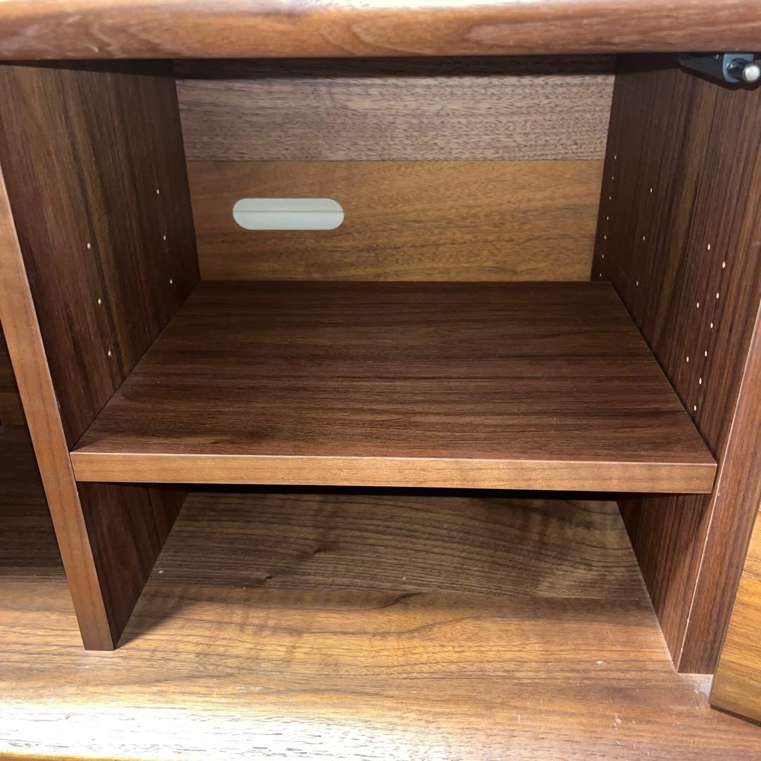 たのメル便　カリモク テレビボード　180 ソリッドアールボード　ウォールナット