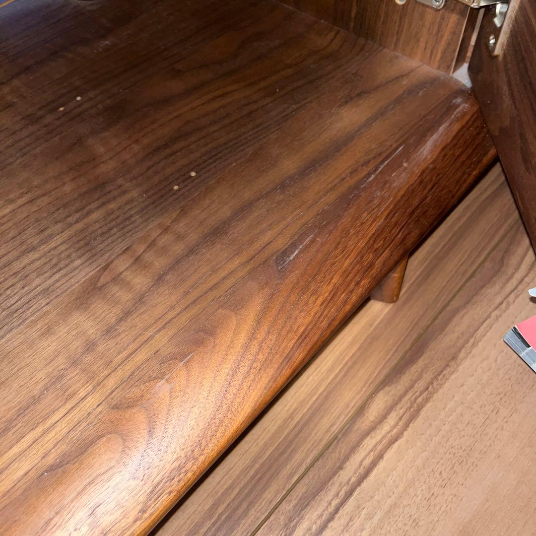 たのメル便　カリモク テレビボード　180 ソリッドアールボード　ウォールナット