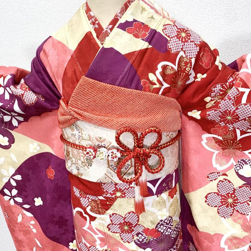 503z5.509y19.小物.406v46☆振袖 身幅広め 金駒刺繍 金彩