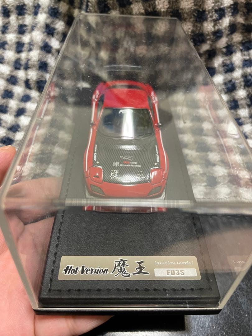 イグニッションモデル　FD3S 魔王号　レッド　1/43