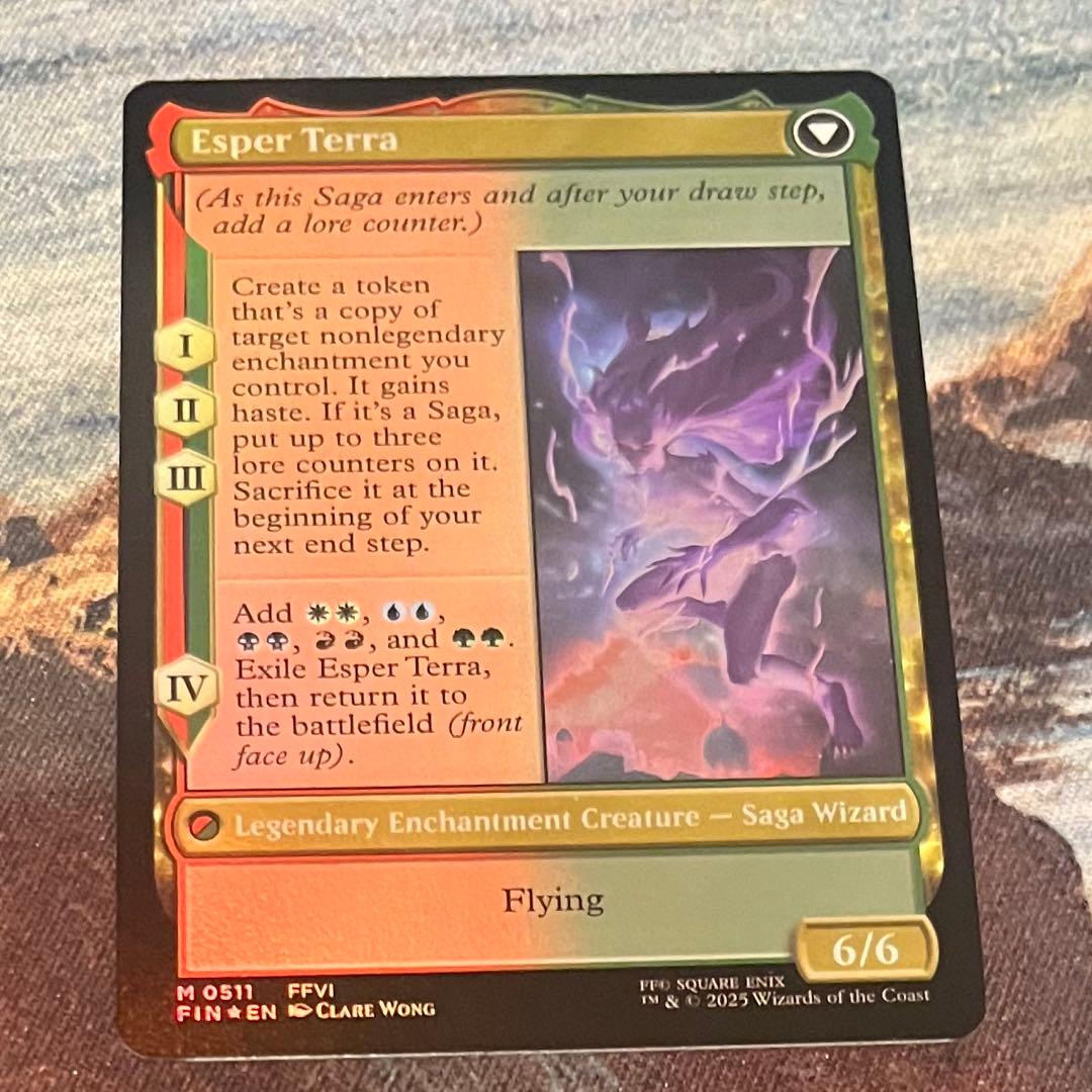 MTG/魔導戦士、ティナ/ 英語/拡張アート/FOIL