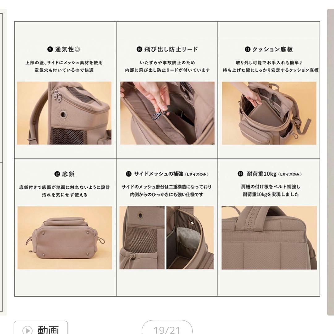 CITYDOG ブラック キャリーバッグ　レギュラーサイズ