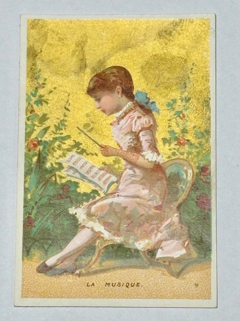 La Récréation アンティーク　クロモカード　少女達6枚セット