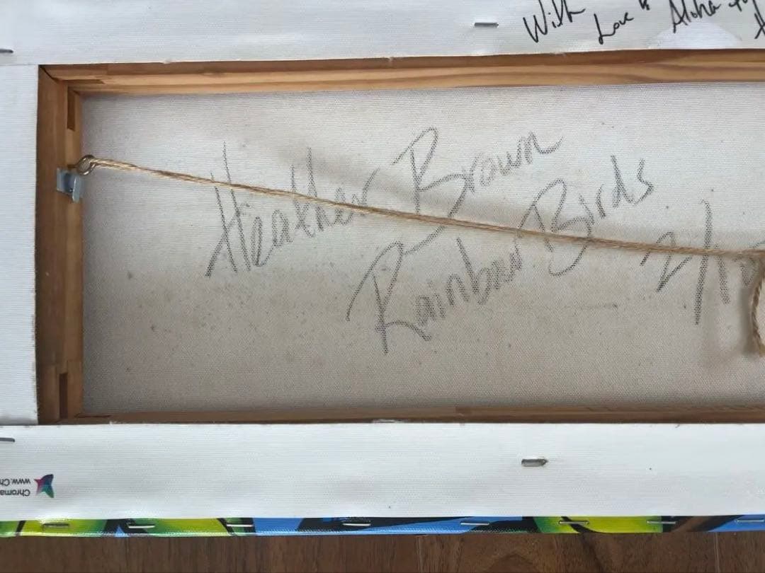 【限定100枚・証明書付】Heather Brown Rainbow Birds