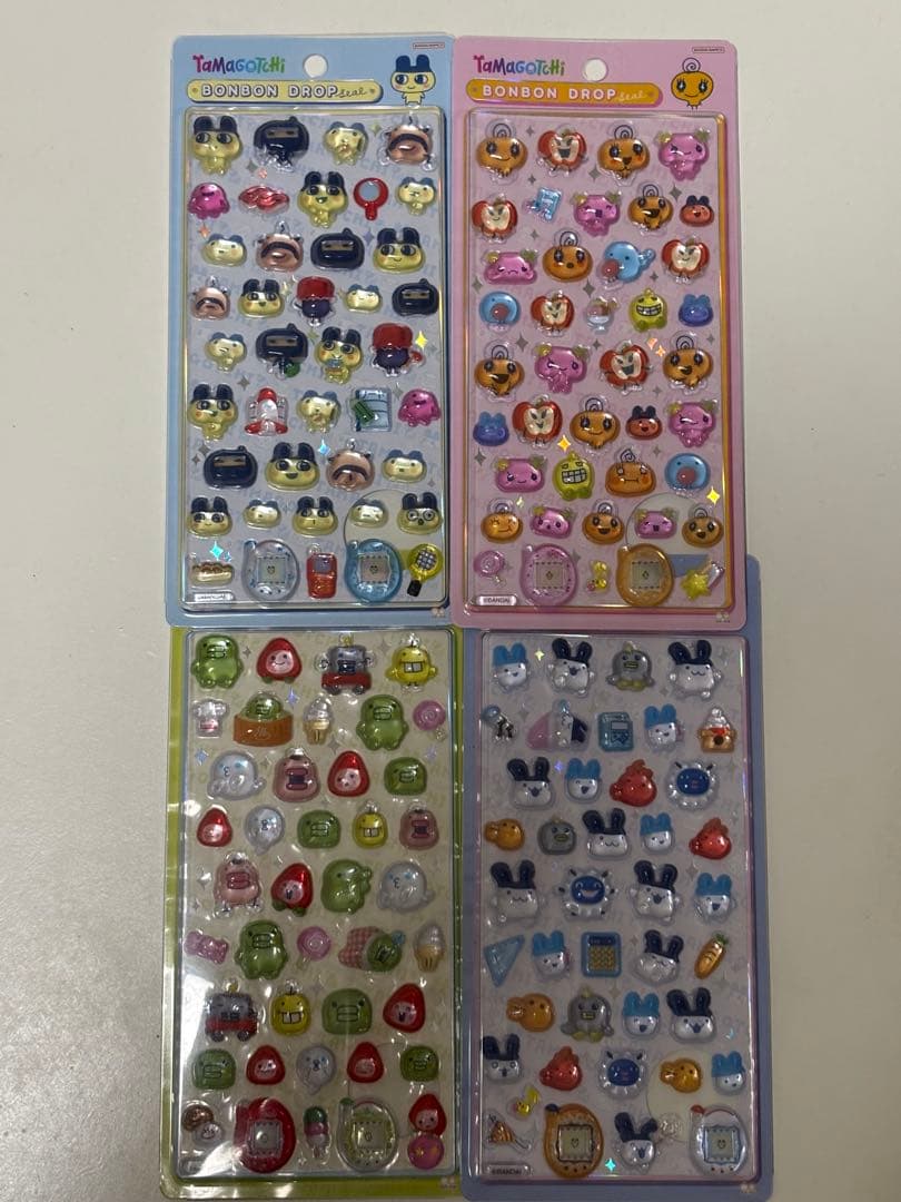 【正規品】ボンボンドロップシール　たまごっち4種セット