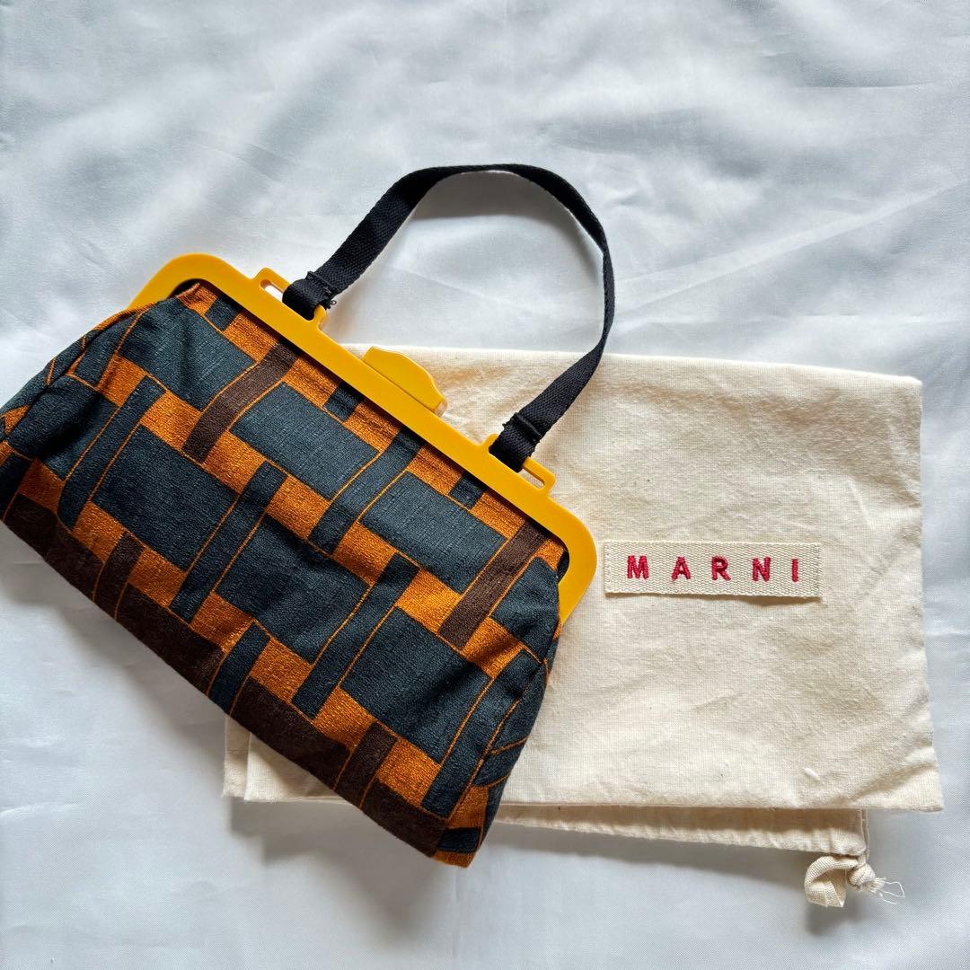 専用様…美品MARNI がま口バック　ミニバック　パーティーバッグ