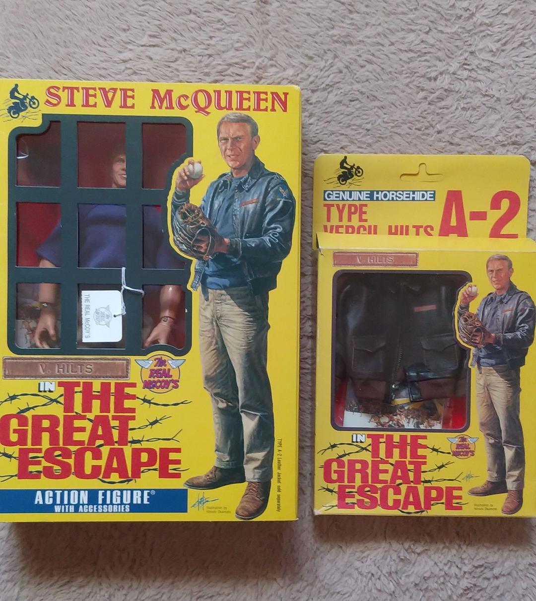 スティーブ・マックイーンのフィギュアA-2セット