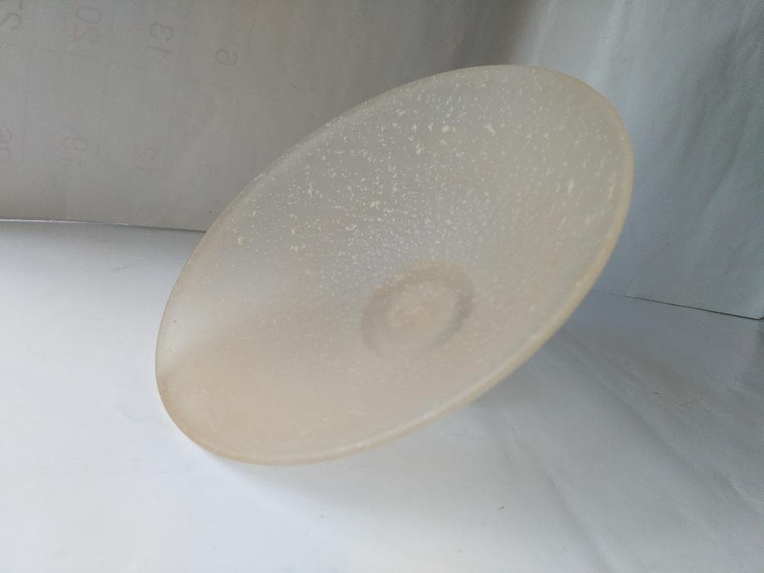 山下富生 硝子製茶碗 玻璃の匠 茶道具 抹茶碗 硝子工芸 美品 です。